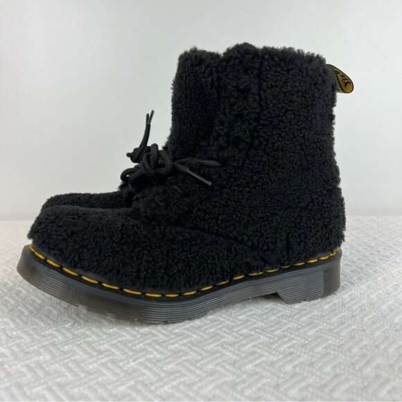 Dr. Martens Black Fleece Combat Boots - Picture 8 of 12